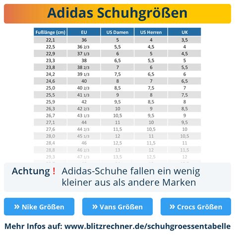 adidas herrenschuhe größentabelle.